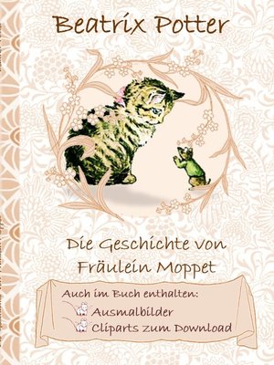 cover image of Die Geschichte von Frau Moppet (inklusive Ausmalbilder und Cliparts zum Download)